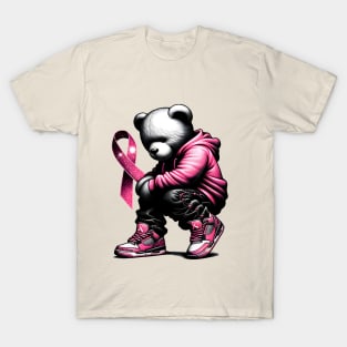 Breast Cancer Awareness Teddy Bear T-Shirt